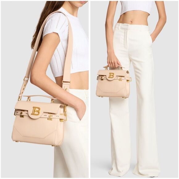 Balmain BBuzz 23 Top-Handle Bag in Leather - Picture 2 of 15